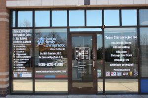 Custom Office Signs Copy of Chiropractic Office Window Decals 300x200