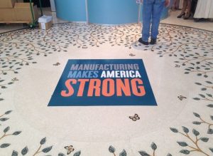 Custom Office Signs floor vinyl 300x219
